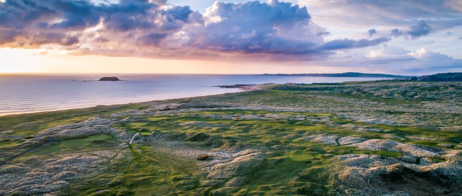 The extremely tough layout at Ballyliffin Golf Club, Northern Ireland