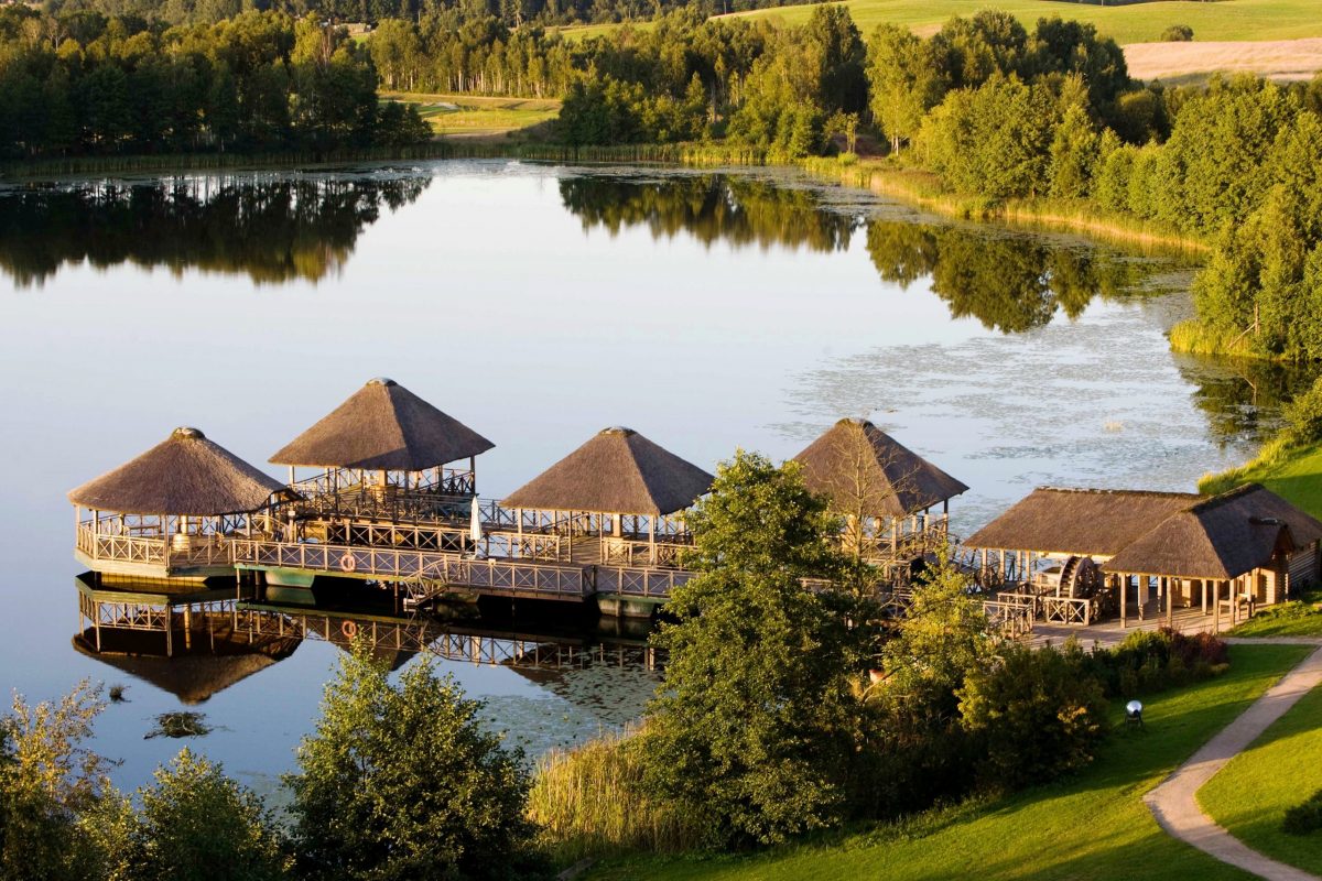 The beautiful setting of The V Club, Vilnius, Lithuania. Golf Planet Holidays