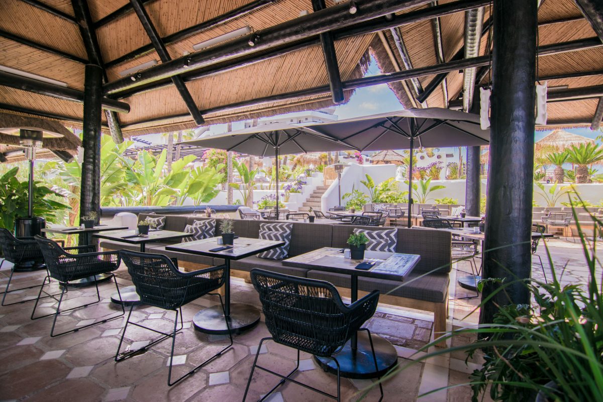 Terrace dining at Hotel Dreams Jardin Tropical, Tenerife