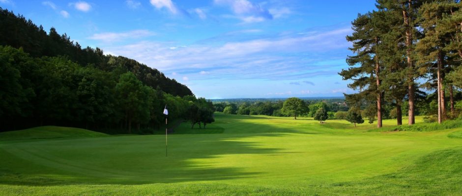 The 14th hole at Carden Park Hotel, Cheshire, England