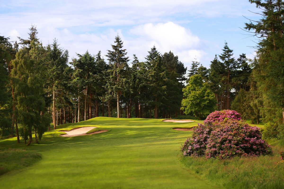 The 17th hole at Carden Park Hotel, Cheshire, England