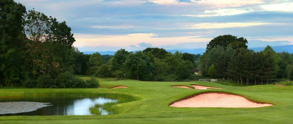 The third green at Carden Park Hotel, Cheshire, England