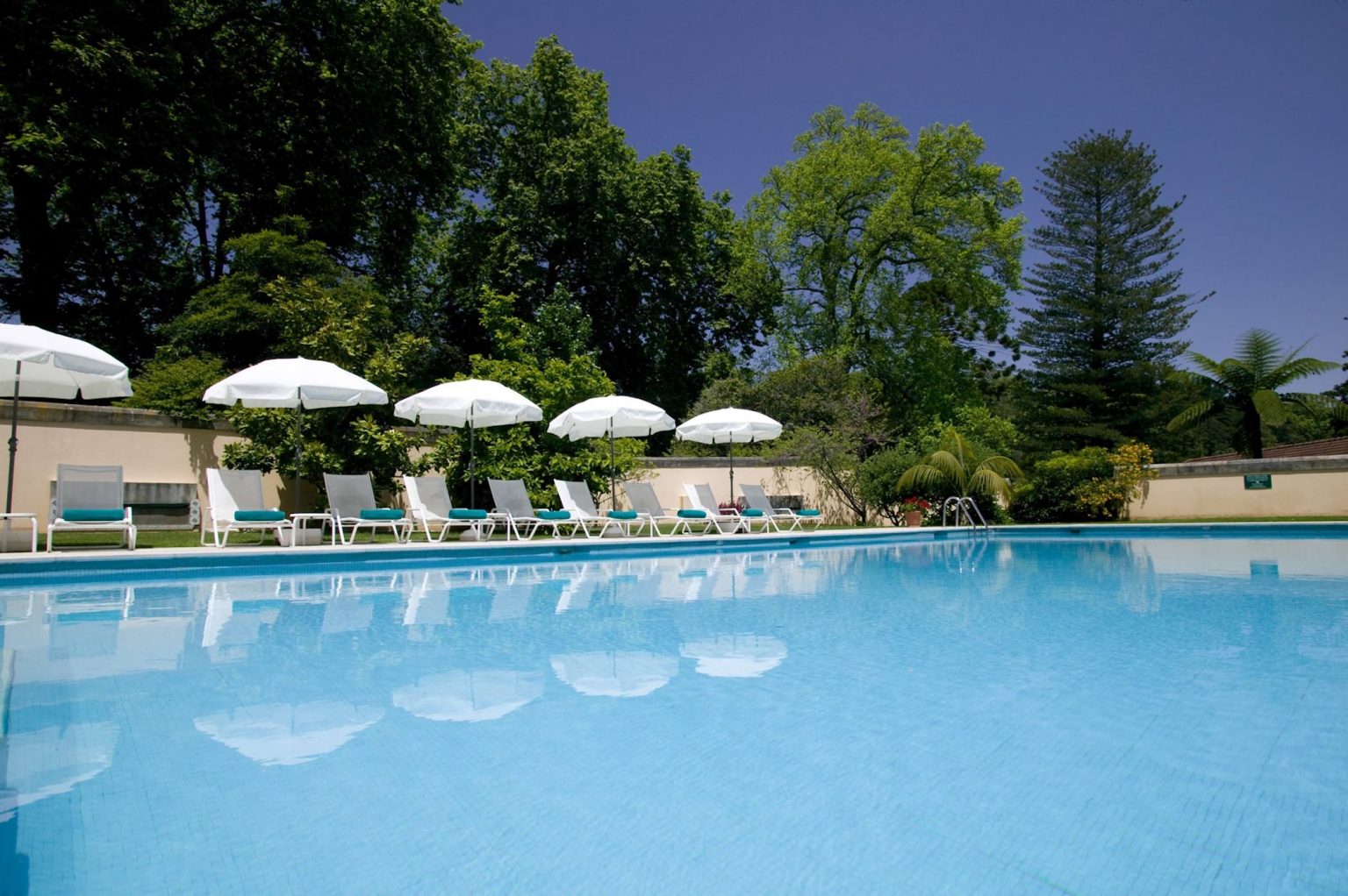 The pool at Casa Velha do Palheiro, Funchal, Madeira