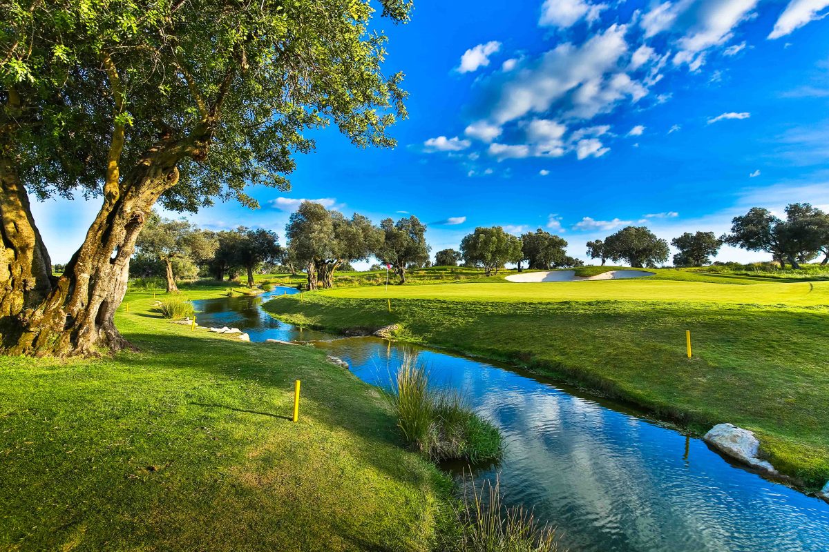 The fourth hole at Quinta de Cima golf course, Eastern Algarve, Portugal