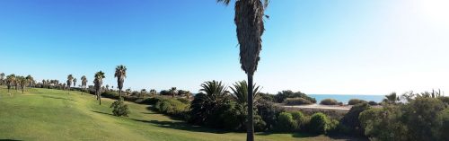 View over to the sea at Costa Ballena Ocean Club de Golf, Rota, Spain