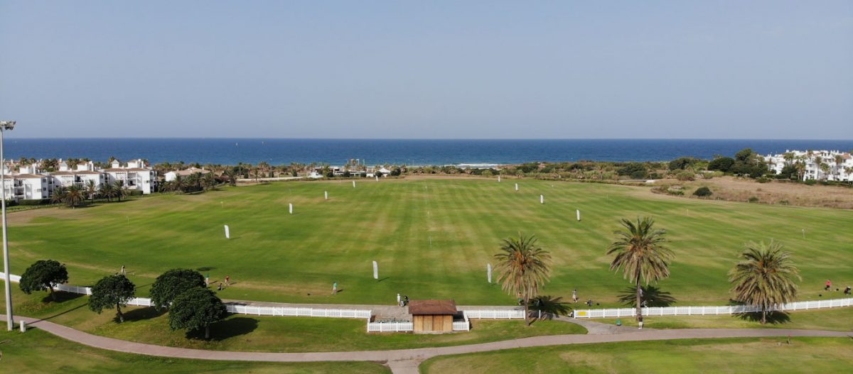 The practice area at Costa Ballena Ocean Club de Golf, Rota, Spain