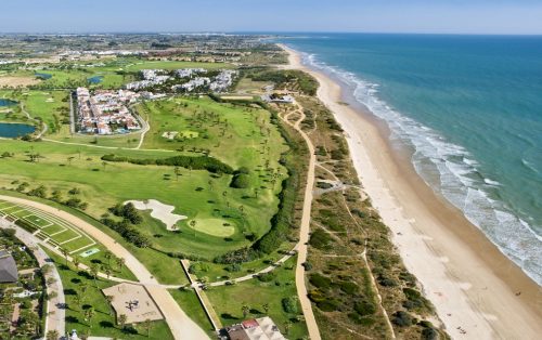 Aerial view at Costa Ballena Ocean Club de Golf, Rota, Spain