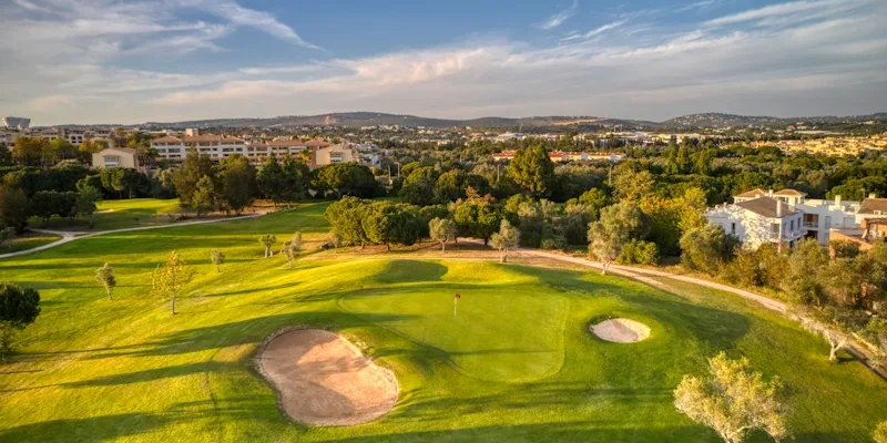 The 13th hole at Millennium Golf Course, Vilamoura, Algarve, Portugal. Golf Planet Holidays