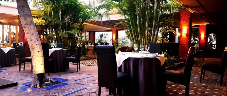 Dining at El Churrasco restaurant, Hotel Dreams Jardin Tropical, Tenerife