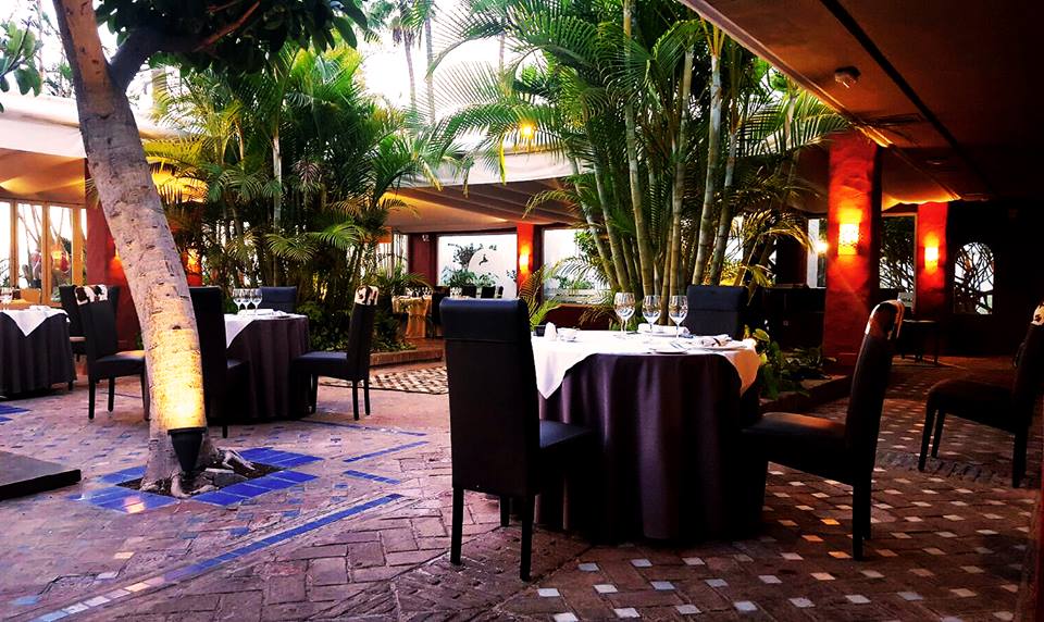 Dining at El Churrasco restaurant, Hotel Dreams Jardin Tropical, Tenerife