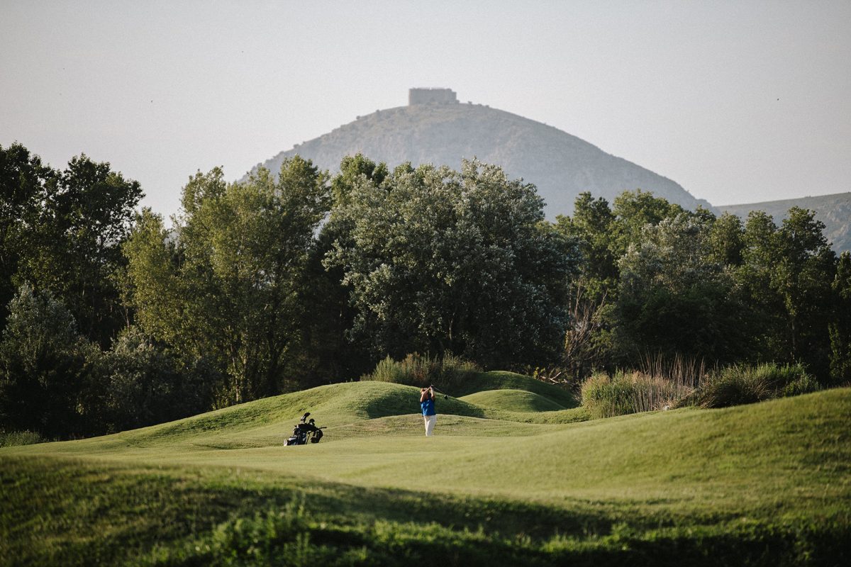 Undulating fairways are a feature at Emporda Links and Forest Girona, Costa Brava, Spain