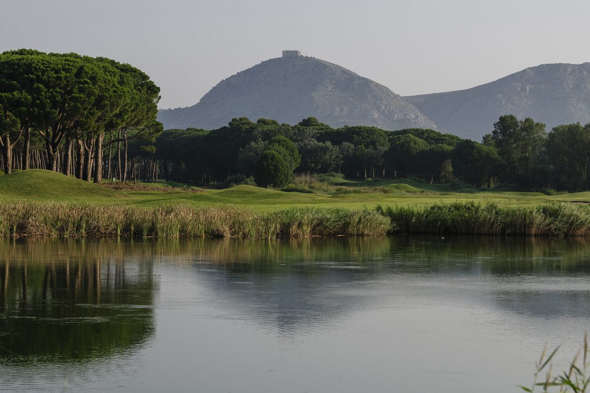 Water hazards are a feature at Emporda Links and Forest Girona, Costa Brava, Spain