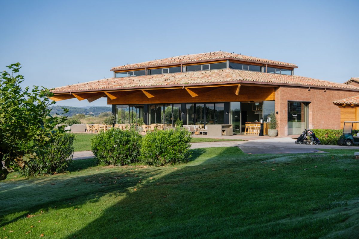 The clubhouse at Emporda Links and Forest Girona is a great place to relax post golf