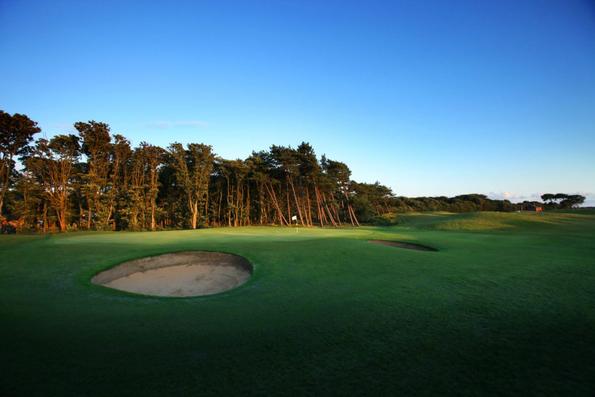 Towards the green at Formby Hall Golf Resort and Spa Hotel, England