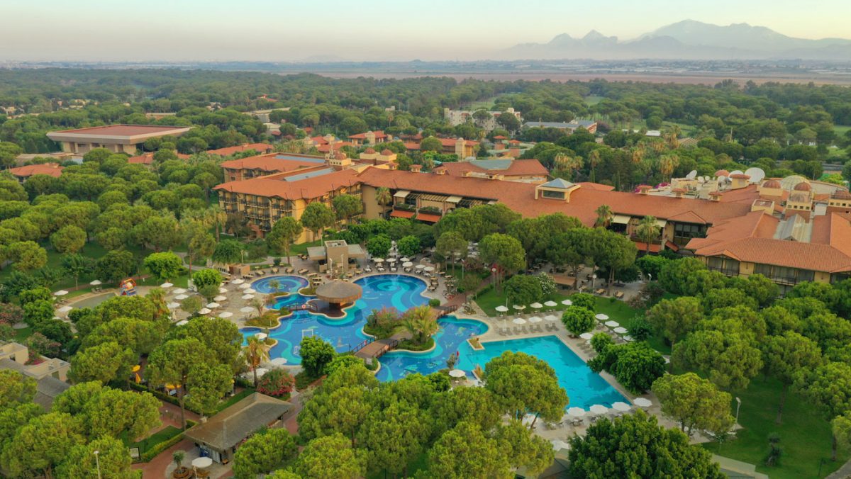 Aerial view at Gloria Golf Resort, Belek, Turkey