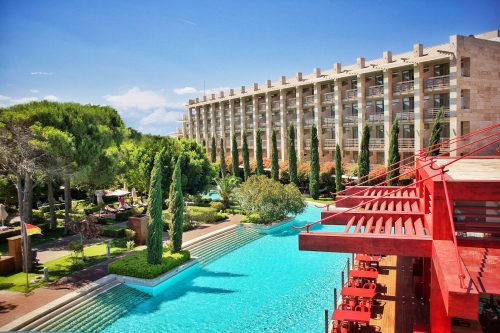 Stunning gardens at Gloria Serenity Hotel, Belek, Turkey