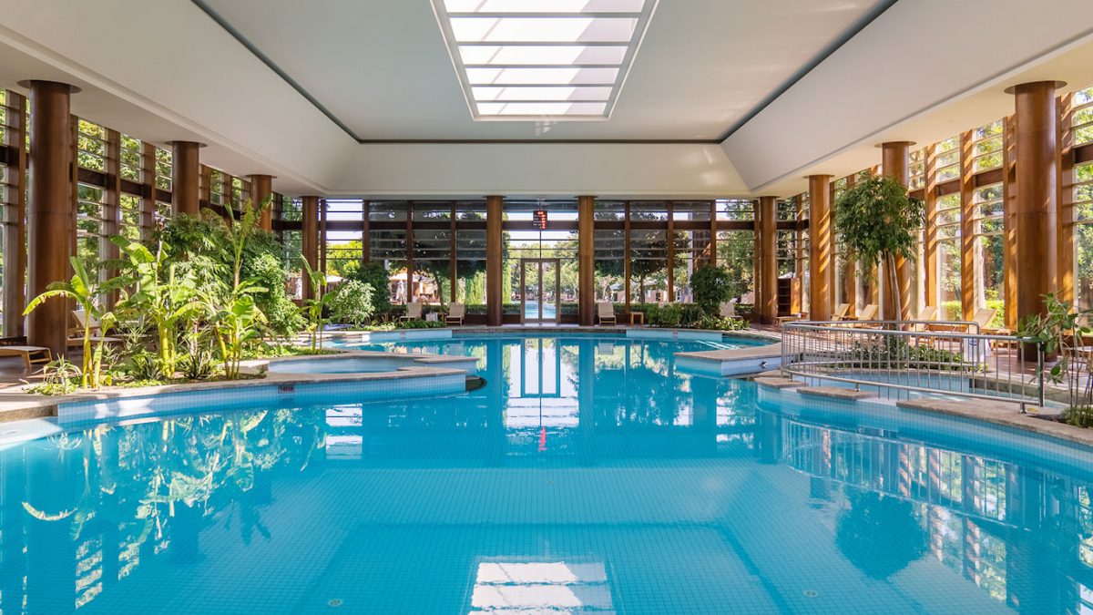 The indoor pool at Gloria Serenity Hotel, Belek, Turkey