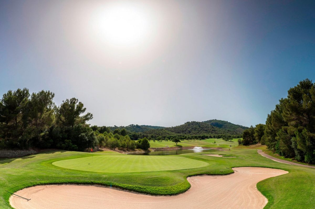 Perfect conditions at Son Quint Golf Course, Son Vida, Mallorca