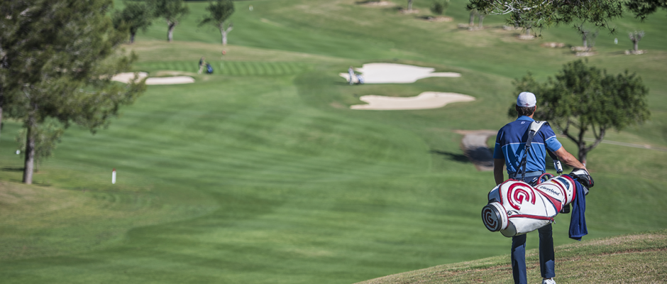 The fourth hole at Son Quint Golf Course, Son Vida, Mallorca