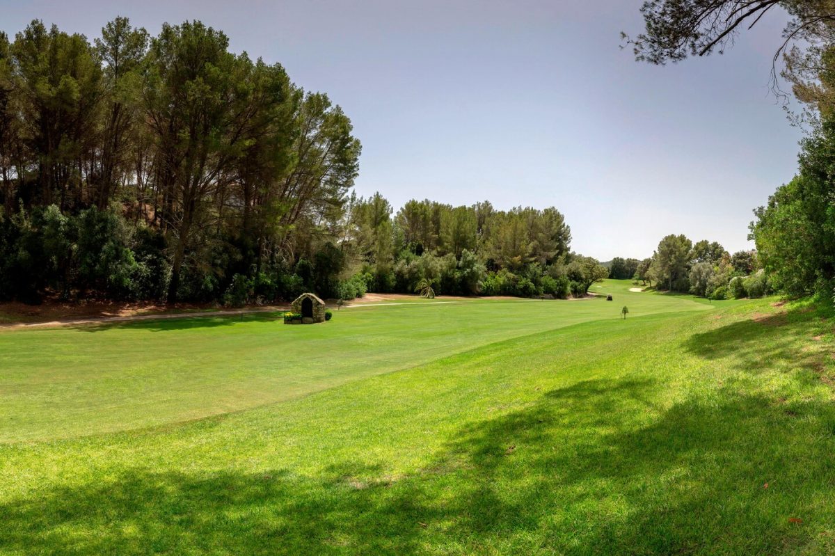 On the fairway at Son Vida Golf Course, Mallorca