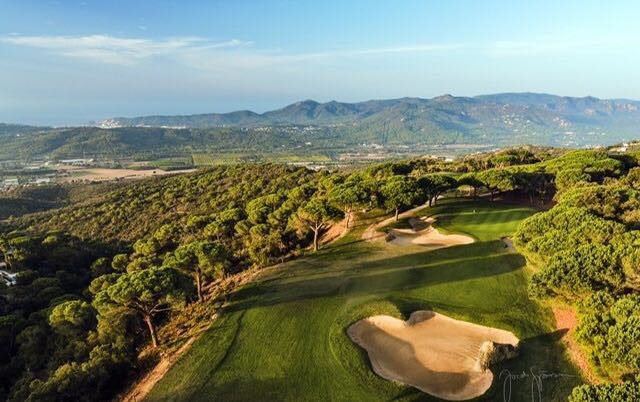 Overview of Golf d'Aro, Costa Brava, Spain