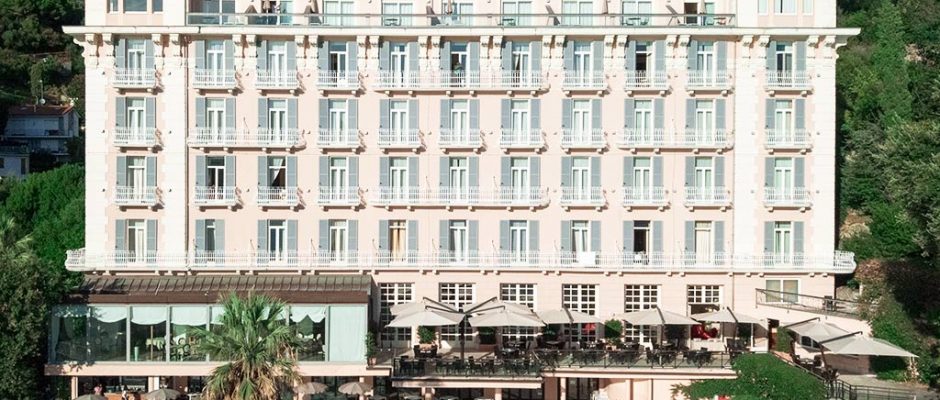The impressive Grand Hotel Bristol, Stresa, Italy