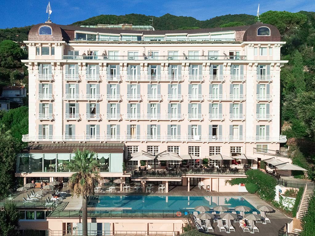 The impressive Grand Hotel Bristol, Stresa, Italy