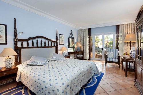 A double bedroom at Seaside Grand Hotel Residencia, Gran Canaria