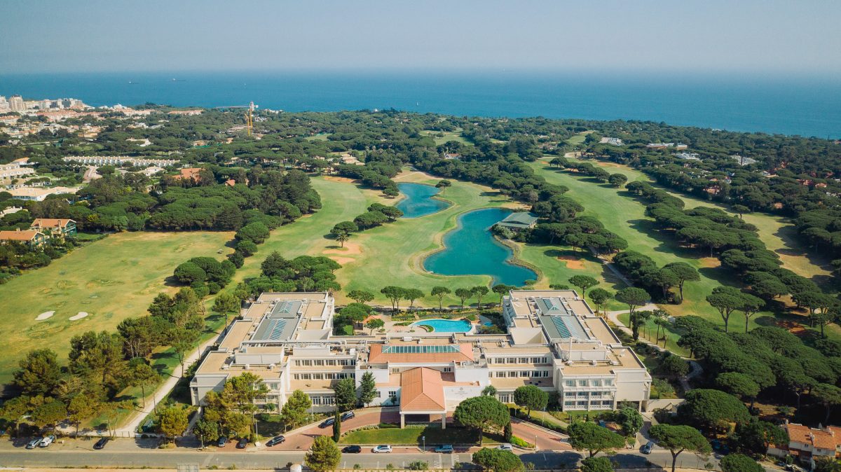 Aerial view of Onyria Quinta da Marinha resort, Cascais, Portugal