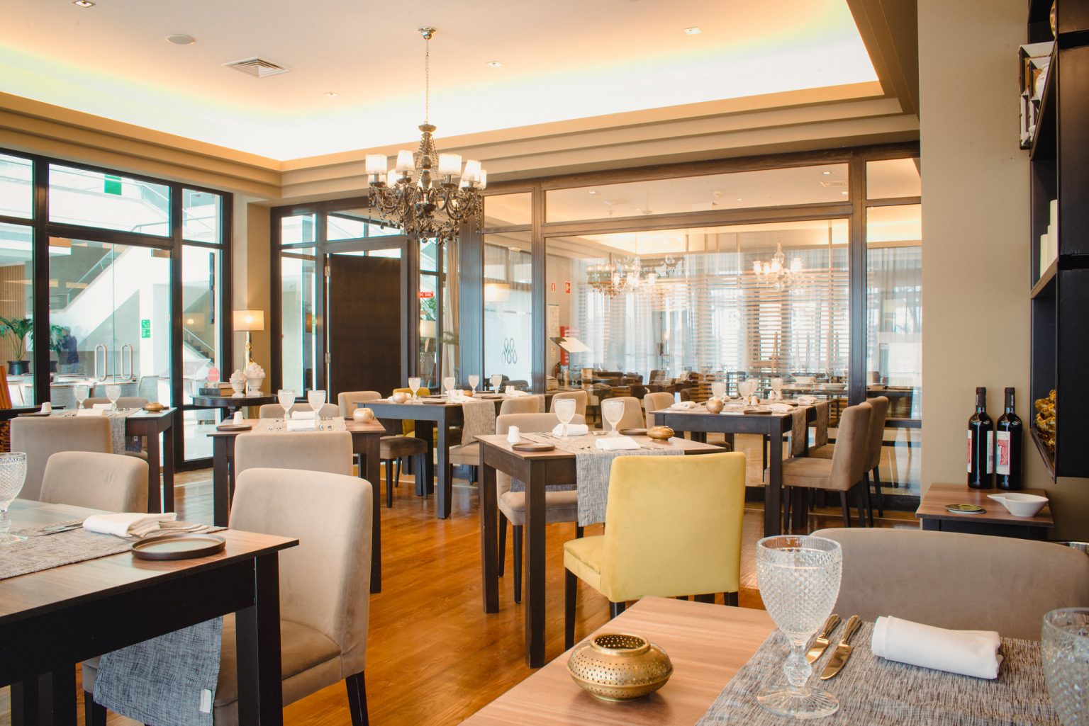 The dining room at Onyria Quinta da Marinha Resort, Cascais, Portugal