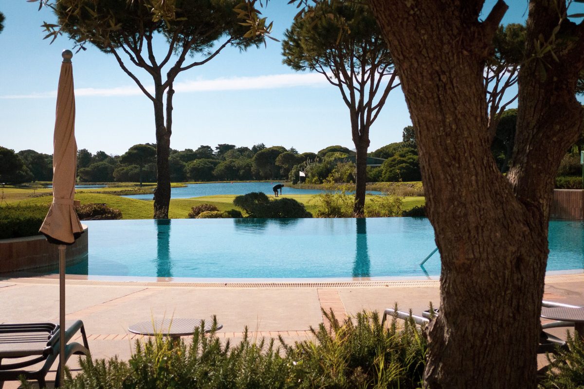 Poolside at Onyria Quinta da Marinha Resort, Cascais, Portugal