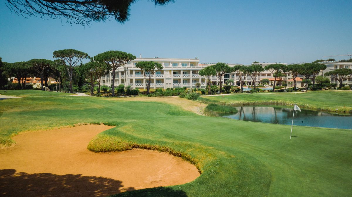 Onyria Quinta da Marinha Resort, Cascais, Portugal, as seen from the golf course