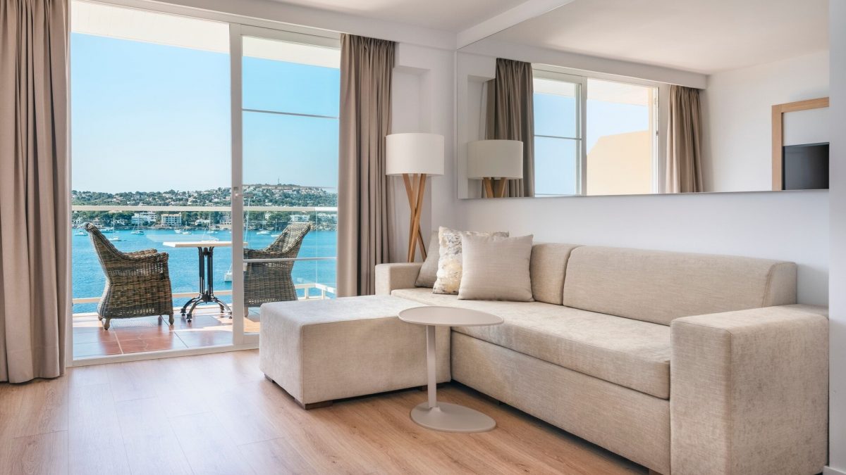 A large bedroom at Iberostar Suite Hotel Jardin del Sol, Santa Ponsa, Mallorca
