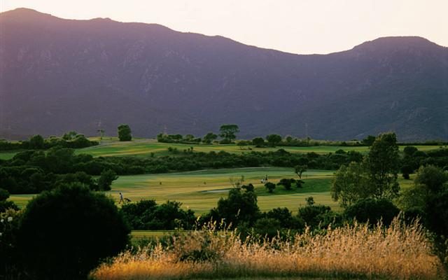 Is Molas Resort Golf Club, Sardinia at dawn