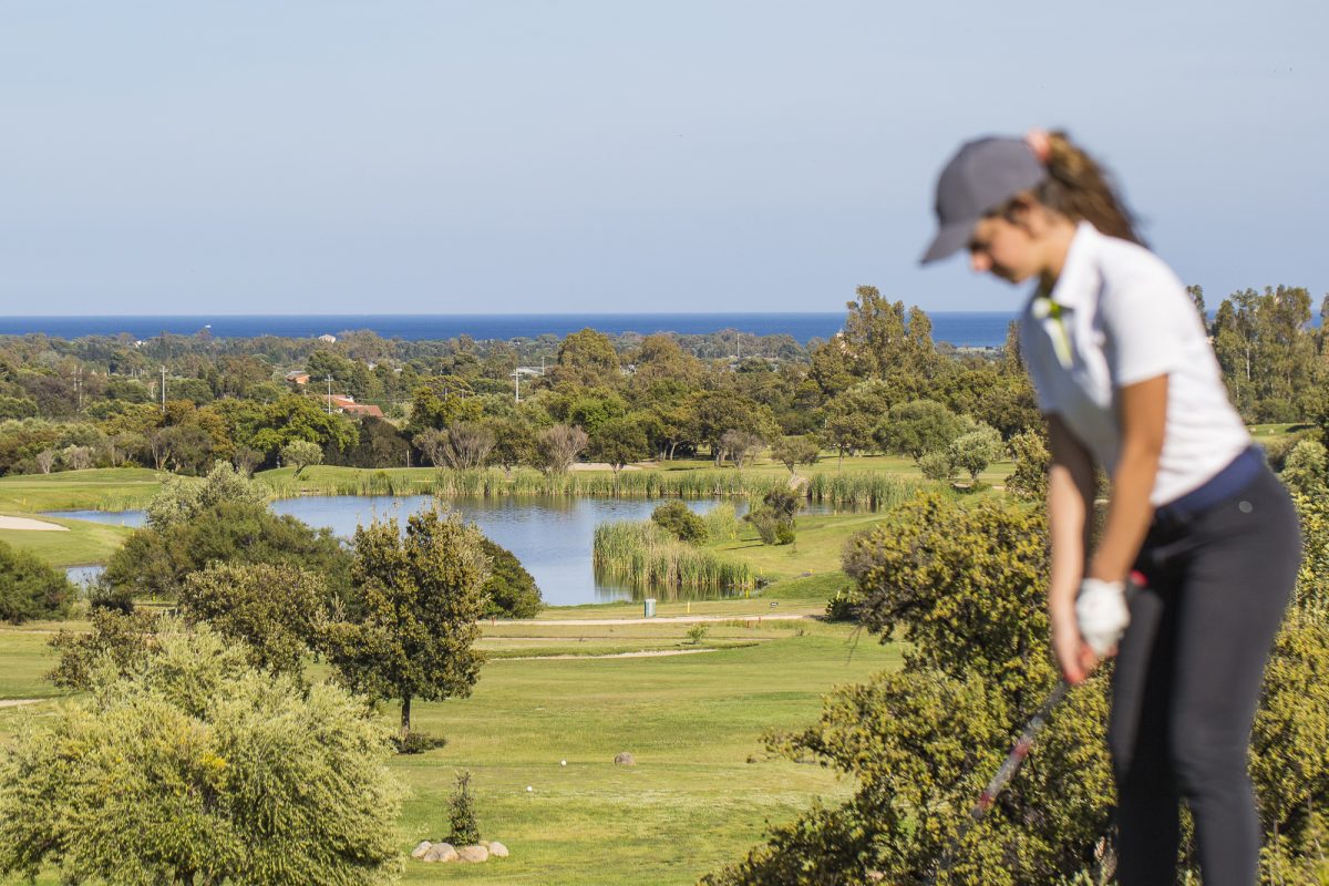 Stunning backdrop at Is Molas Resort Golf Club, Sardinia
