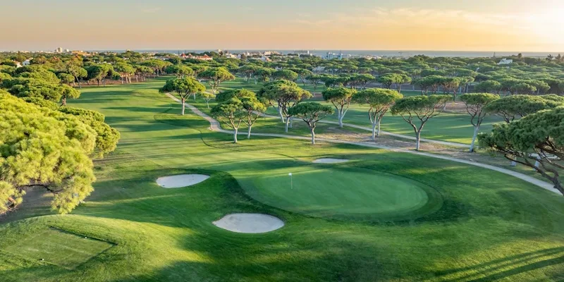Dawn at Old Golf Course at Vilamoura, Algarve, Portugal. Golf Planet Holidays