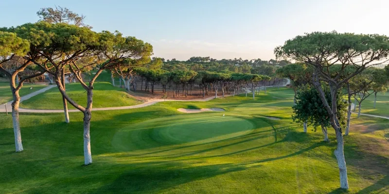View back down the fairway at Old Golf Course at Vilamoura, Algarve, Portugal. Golf Planet Holidays