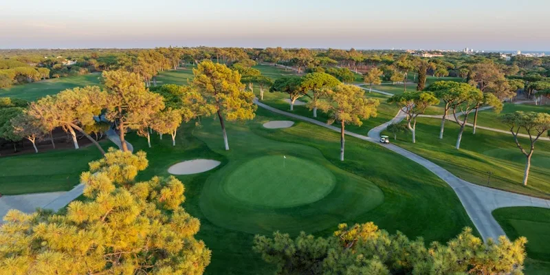 Overview of Old Golf Course at Vilamoura, Algarve, Portugal. Golf Planet Holidays
