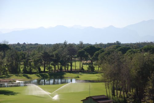 View over Kaya Palazzo Golf course, Belek, Turkey