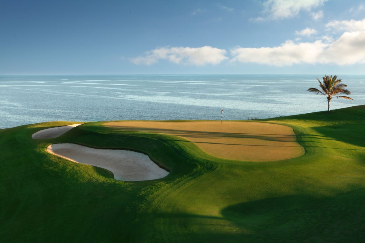 Sea horizon view at Meloneras Golf Club