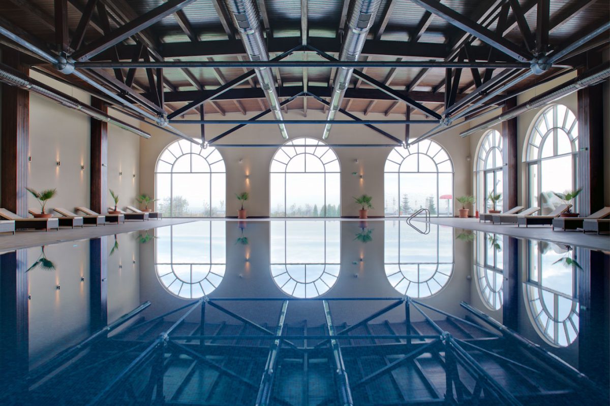 The indoor pool at the Lighthouse Golf and Spa Resort, Cape Kaliakra, Bulgaria