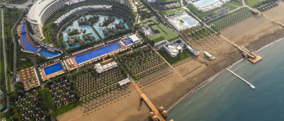 Aerial view of Maxx Royal Belek Golf Resort, Turkey