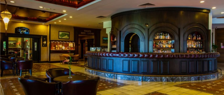 The elegant clubhouse at Montgomerie Maxx Royal Golf Course, Belek, Turkey