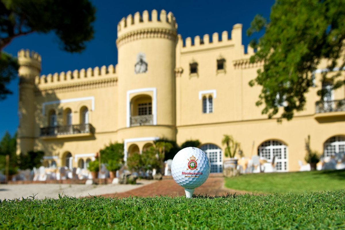 The castle at Montecastillo Golf course, Jerez, Spain
