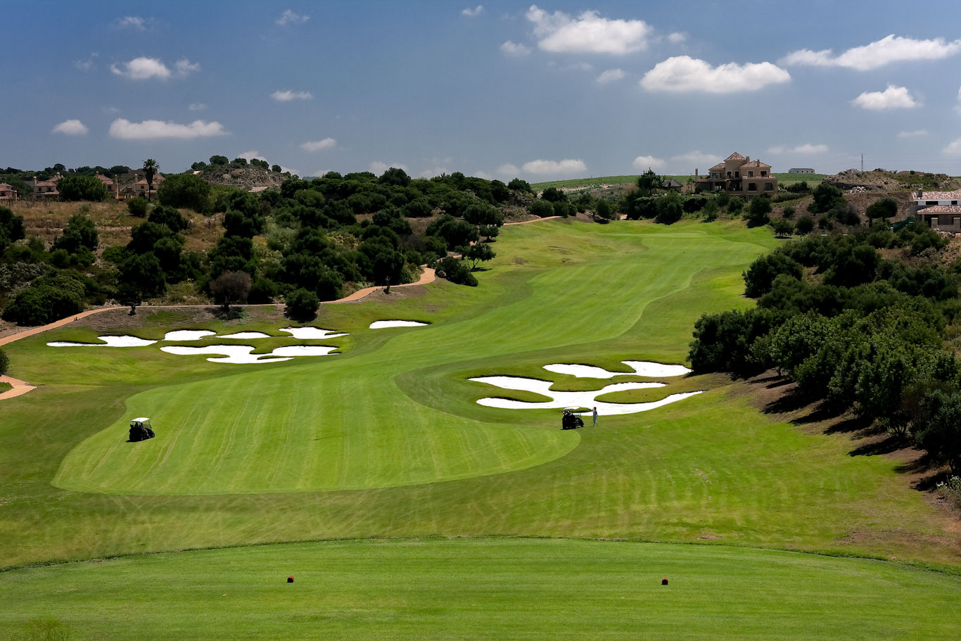 The fourth hole at Montecastillo Golf course, Jerez, Spain