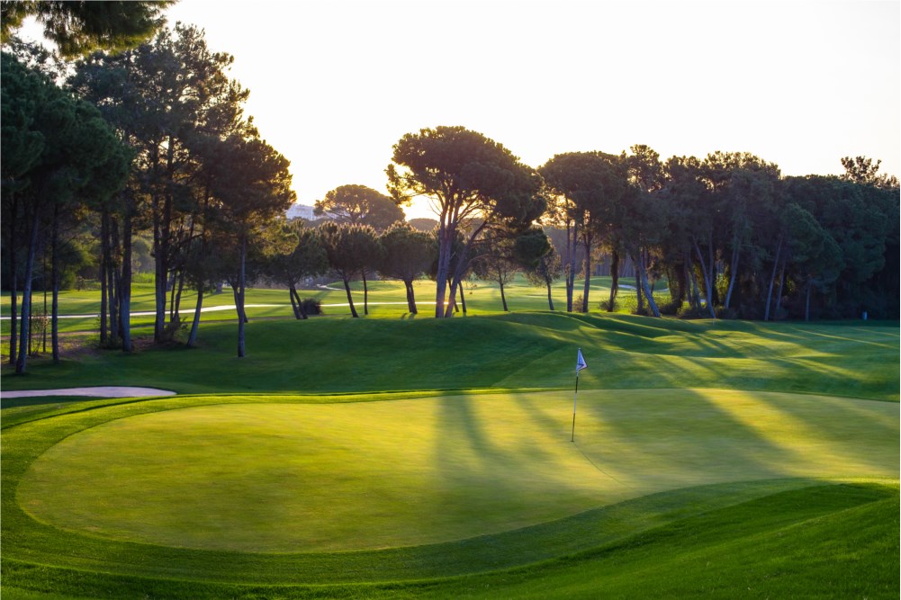 The third hole on Montgomerie Maxx Royal Golf Course, Belek, Turkey