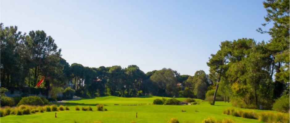 The eighth hole at Montgomerie Maxx Royal Golf Course, Belek, Turkey