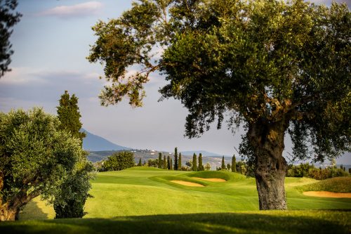 The fourth hole on The Dunes course, Costa Navarino, Greece