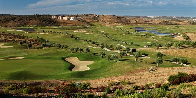Quinta do Vale golf course, Eastern Algarve, Portugal, panorama