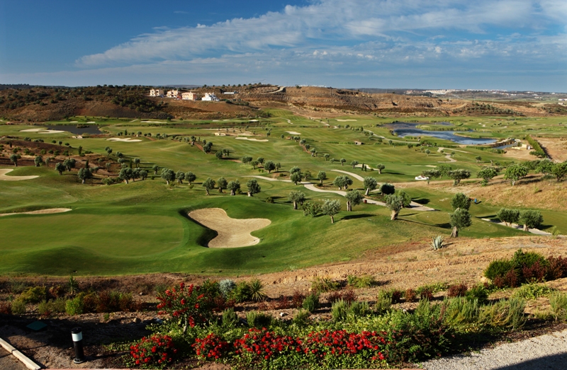 Quinta do Vale golf course, Eastern Algarve, Portugal, panorama